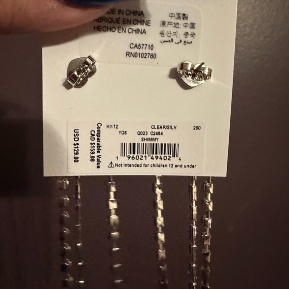 Kate Spade Shimmy Fringe Earrings - Picture 3 of 3